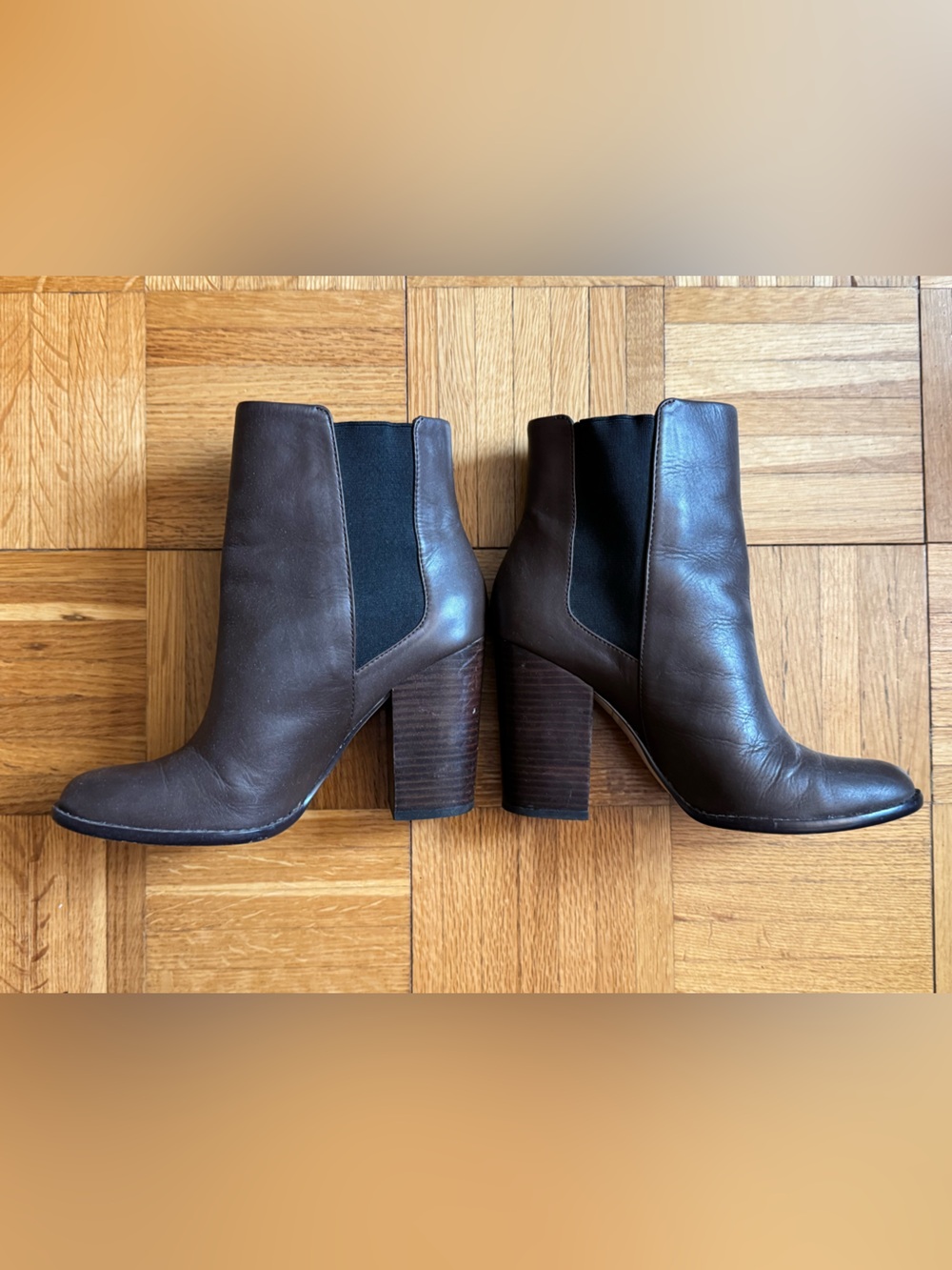 Banana Republic Brown Leather Ankle Boots